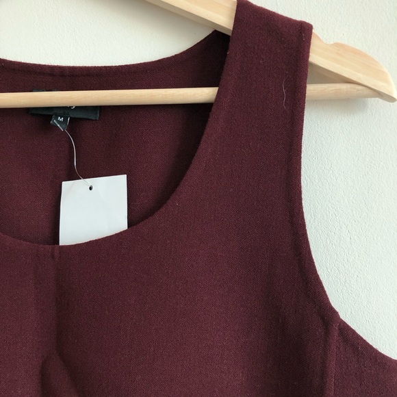 Theory Sleeveless Solid Wool Blend Dress - Picture 3 of 7